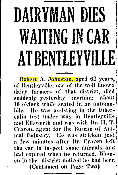 Robert A. Johnston obit